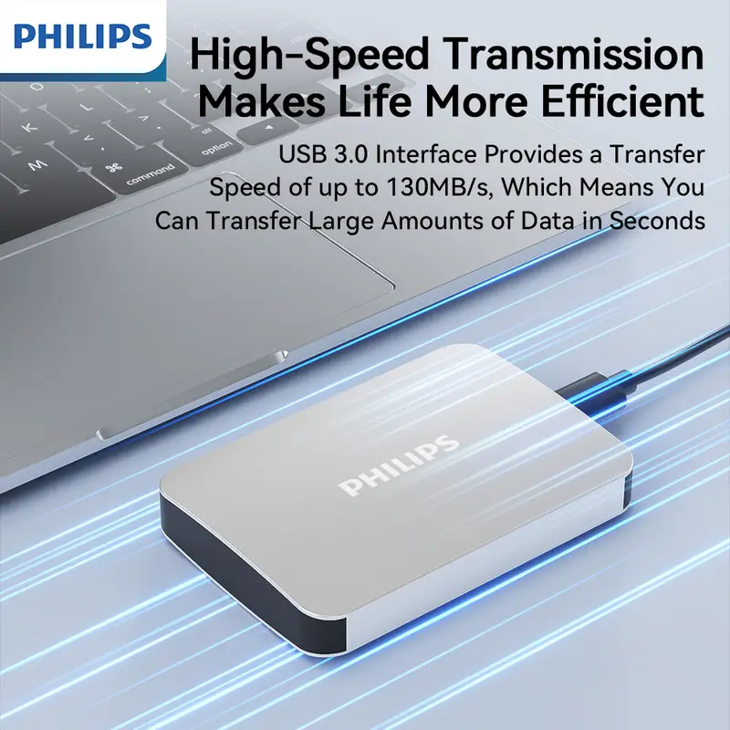 philips business-style large-capacity portable hard drive philips business-style large-capacity portable hard drive